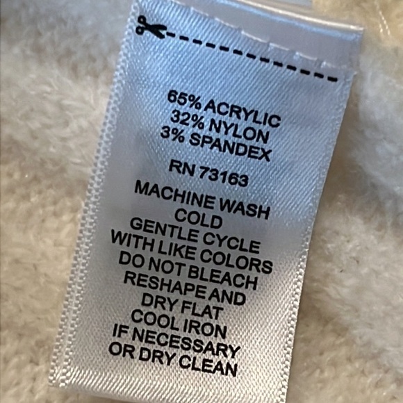 Cupio Wide Collar Cable Knit cardigan Sweater XL - Picture 11 of 11